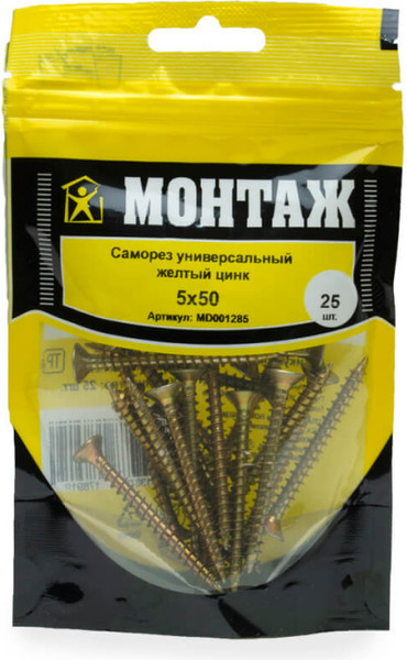Изображение товара Саморез Монтаж Универсальный 5.0x50 / MD001285 (25шт)