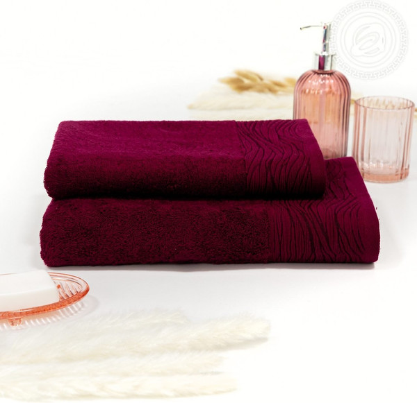 Изображение товара Полотенце АртПостель Модерн Арт Дизайн 50x90 (малиновый)