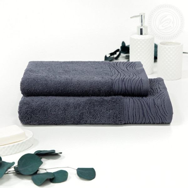 Изображение товара Полотенце АртПостель Модерн Арт Дизайн 70x140 (графит)