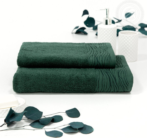 Изображение товара Полотенце АртПостель Модерн Арт Дизайн 70x140 (оливковый)