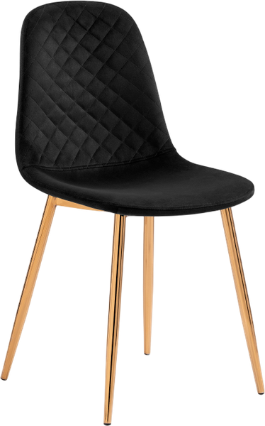Изображение товара Стул Woodville Dabl (черный/золотой)