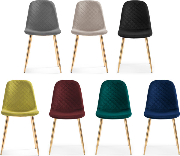 Изображение товара Стул Woodville Dabl (черный/золотой)