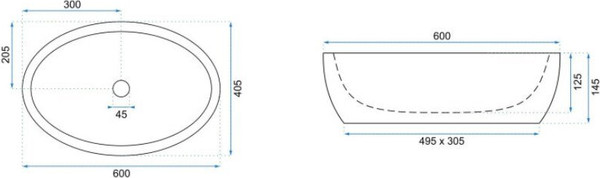 Изображение товара Умывальник REA Meryl / REA-U5054 (белый)