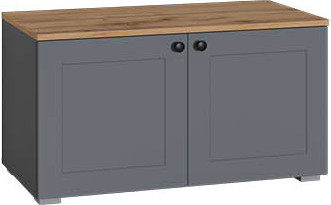 Изображение товара Тумба Mobi Остин 13.257 (серый графит 0162 РЕ/дуб золотой Craft/графит ZB 856-2)