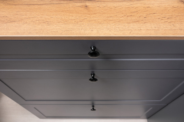 Изображение товара Тумба для обуви Mobi Остин 16.121 (серый графит 0162 РЕ/дуб золотой Craft/графит ZB 856-2)