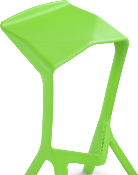 Изображение товара Табурет пластиковый Woodville Mega (зеленый)