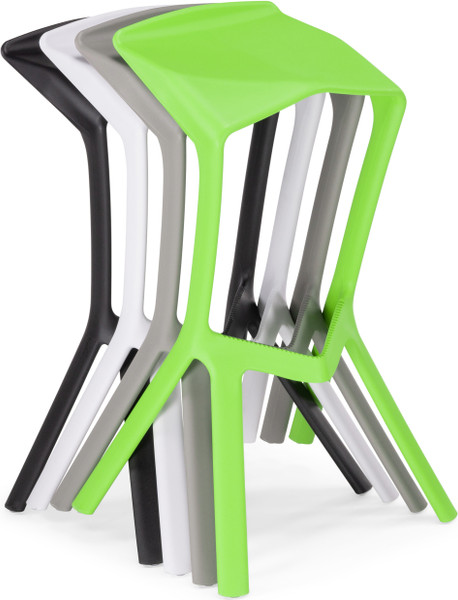 Изображение товара Табурет пластиковый Woodville Mega (зеленый)