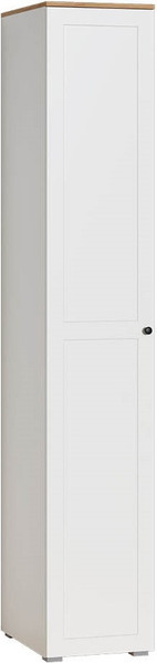 Изображение товара Шкаф-пенал Mobi Остин 13.225 (белый PE шагрень/дуб золотой Craft/белая шагрень 4101)