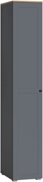 Изображение товара Шкаф-пенал Mobi Остин 13.225 (серый графит 0162 РЕ/дуб золотой Craft/графит ZB 856-2)