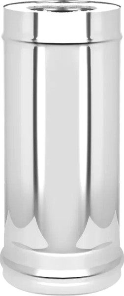 Изображение товара Труба вытяжная Везувий AISI 430 1.0мм/0.5мм Keralux д.150x250 L-0.5м