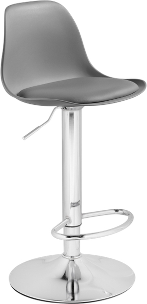 Изображение товара Стул барный Woodville Soft (серый/хром)