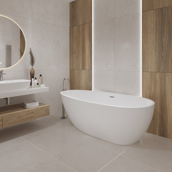 Изображение товара Ванна акриловая Lauter Ella 180x90 / 21684080 (отдельностоящая)