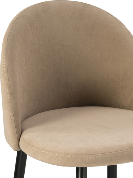 Изображение товара Стул барный Woodville Амизуре (бежевый/черный матовый)