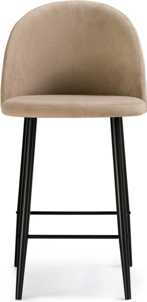 Изображение товара Стул барный Woodville Амизуре (бежевый/черный матовый)