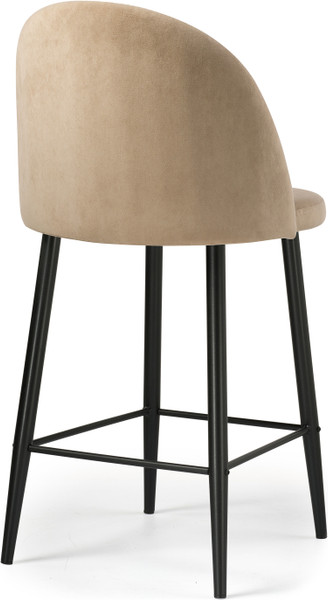Изображение товара Стул барный Woodville Амизуре (бежевый/черный матовый)