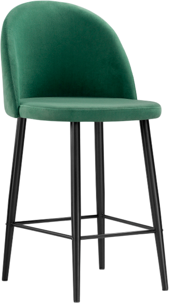 Изображение товара Стул барный Woodville Амизуре (катания изумруд/черный матовый)