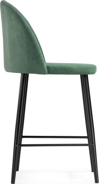 Изображение товара Стул барный Woodville Амизуре (катания изумруд/черный матовый)