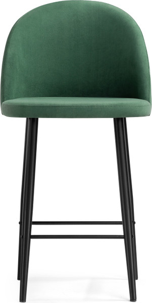 Изображение товара Стул барный Woodville Амизуре (катания изумруд/черный матовый)