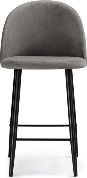 Изображение товара Стул барный Woodville Амизуре (темно-серый/черный матовый)