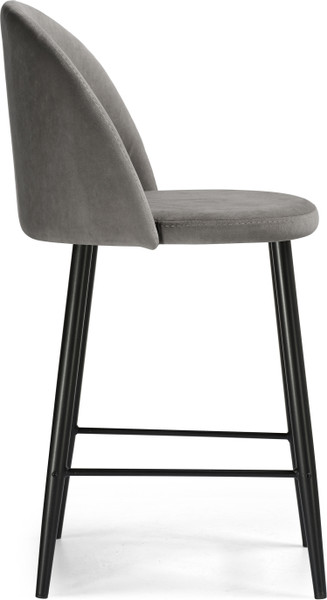 Изображение товара Стул барный Woodville Амизуре (темно-серый/черный матовый)