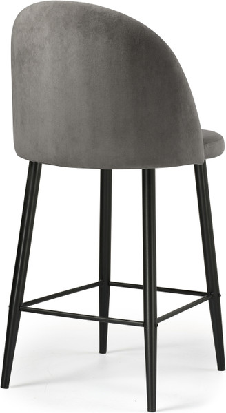 Изображение товара Стул барный Woodville Амизуре (темно-серый/черный матовый)