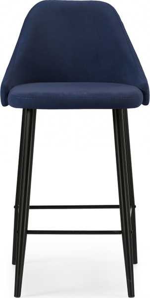 Изображение товара Стул барный Woodville Джама (темно-синий/черный матовый)