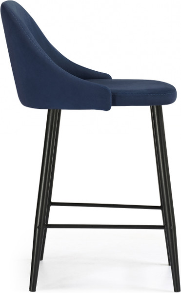 Изображение товара Стул барный Woodville Джама (темно-синий/черный матовый)