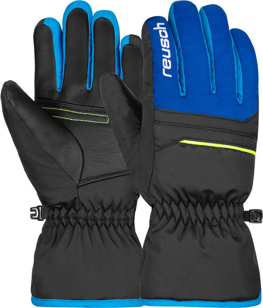 Изображение товара Перчатки лыжные Reusch Alan Junior / 6461115-7004 (р-р 6.5, Black/Surf The Web/Brill Blue)