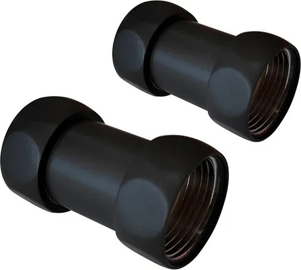 Изображение товара Комплект фитингов для полотенцесушителя Ростела 1 1/4"x1 1/4" г/г Ral 9005 / 730SCH1212Ral9005