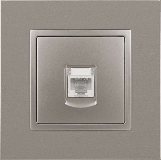 Изображение товара Розетка ЭРА Elegance 14-3107-16 / Б0065764 (титан)