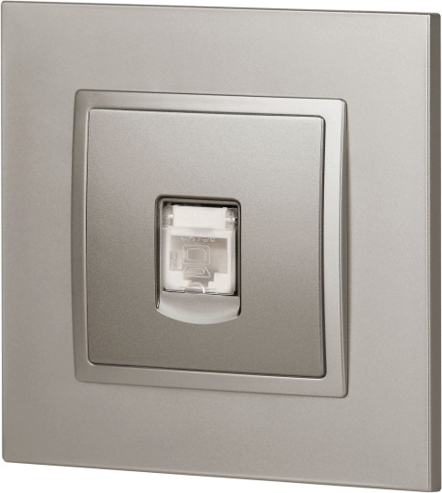 Изображение товара Розетка ЭРА Elegance 14-3107-16 / Б0065764 (титан)