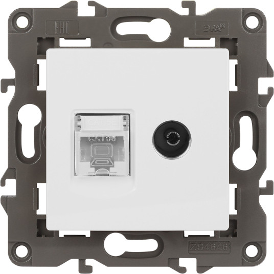 Изображение товара Розетка ЭРА Elegance 14-3110-01М / Б0065767 (белый матовый)