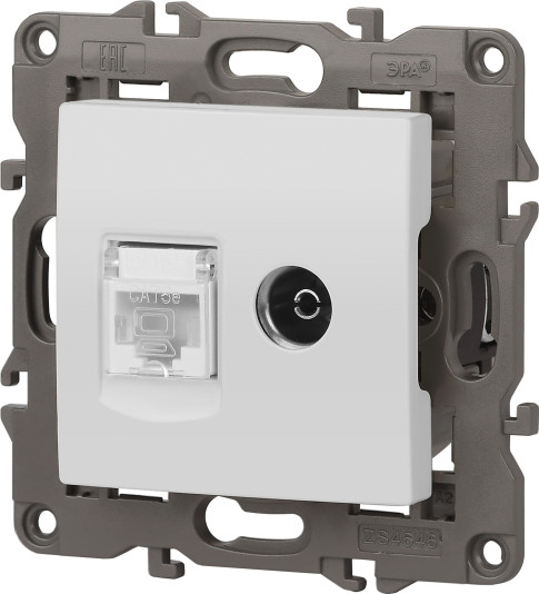 Изображение товара Розетка ЭРА Elegance 14-3110-01М / Б0065767 (белый матовый)