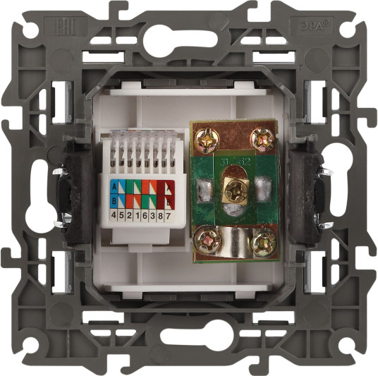 Изображение товара Розетка ЭРА Elegance 14-3110-16 / Б0065768 (титан)