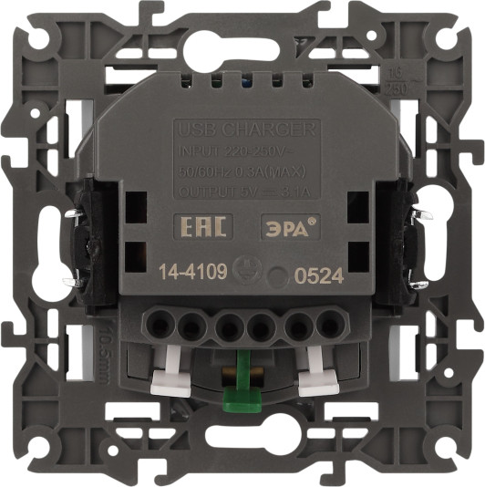 Изображение товара Розетка ЭРА Elegance 14-4109-01М / Б0065773 (белый матовый)