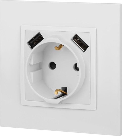 Изображение товара Розетка ЭРА Elegance 14-4109-01М / Б0065773 (белый матовый)