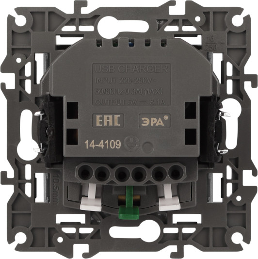 Изображение товара Розетка ЭРА Elegance 14-4109-16 / Б0065775 (титан)