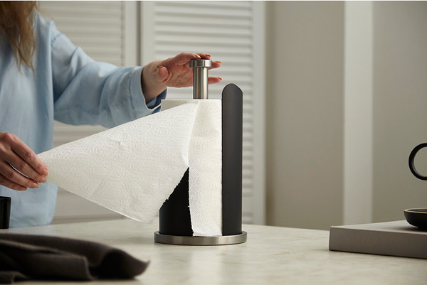 Изображение товара Держатель бумажных полотенец Smart Solutions Riks / SS0000249 (графит)