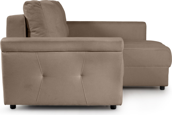 Изображение товара Диван угловой Mio Tesoro Кембридж 291 1.5ек-1.5пф (1133 коричневый)