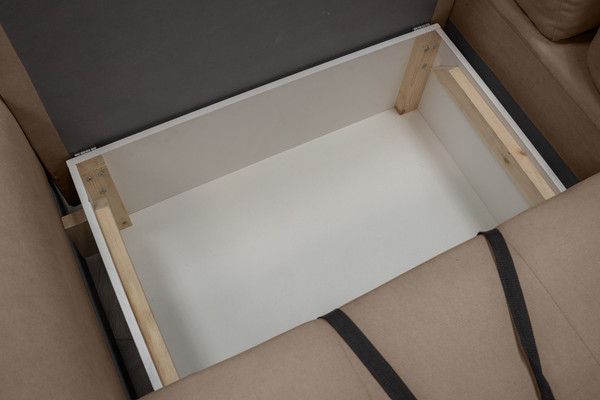 Изображение товара Диван угловой Mio Tesoro Кембридж 291 1.5ек-1.5пф (1133 коричневый)