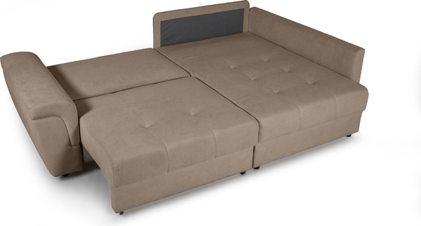 Изображение товара Диван угловой Mio Tesoro Кембридж 291 1.5ек-1.5пф (1133 коричневый)