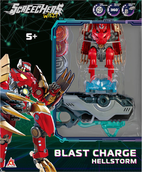 Изображение товара Робот-трансформер Screechers Дикие Скричеры. Бласт Чардж Хэллшторм S5 / 65075