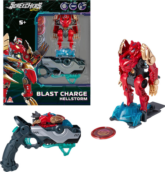 Изображение товара Робот-трансформер Screechers Дикие Скричеры. Бласт Чардж Хэллшторм S5 / 65075