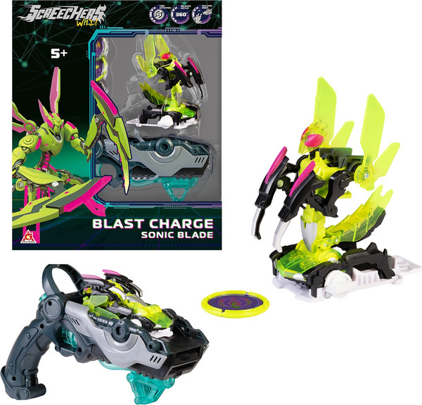 Изображение товара Игрушка-трансформер Screechers Дикие Скричеры. Бласт Чардж Соник Блейд S5 / 65078