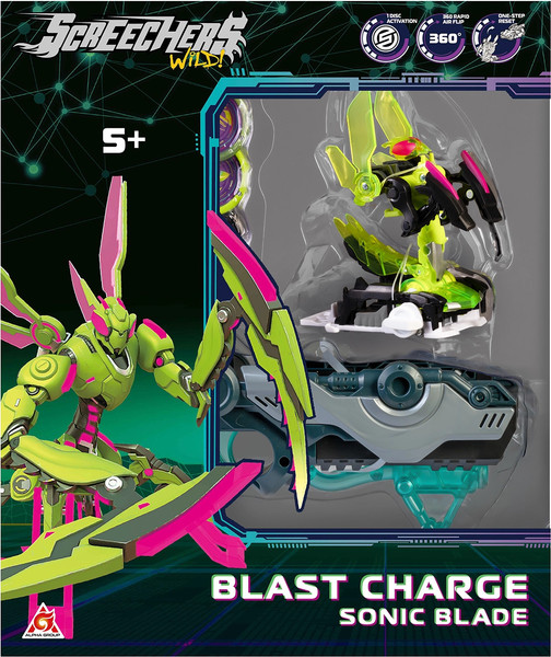 Изображение товара Игрушка-трансформер Screechers Дикие Скричеры. Бласт Чардж Соник Блейд S5 / 65078