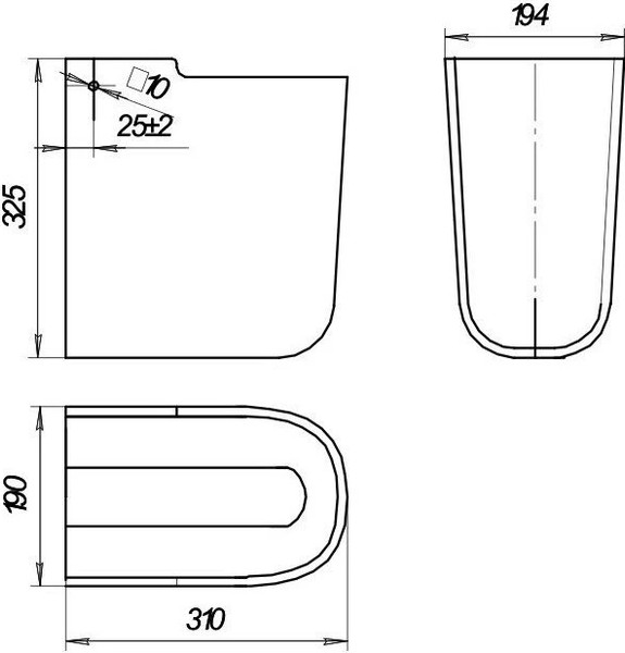 Изображение товара Полупьедестал Sanita Luxe Best / PD.WH/Best/N/WHT.G/S1 (белый)