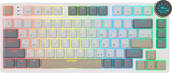 Изображение товара Клавиатура Royal Kludge RK N80 (Pearly Dawn, Red Switch)