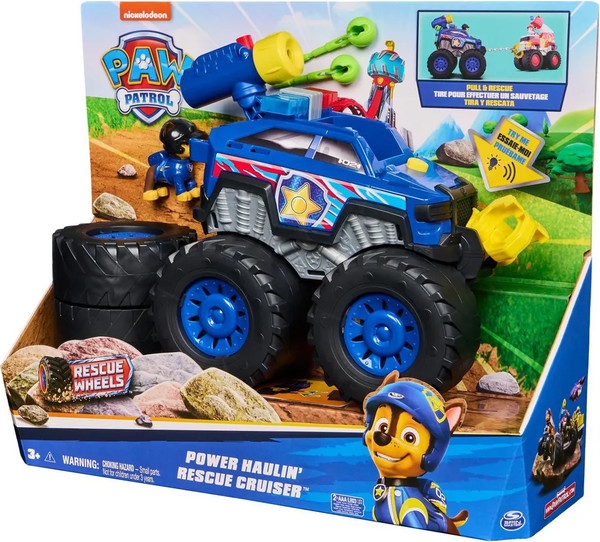 Изображение товара Автомобиль игрушечный PAW Patrol Делюкс Rescue Wheels с фигуркой Чейз / 63580
