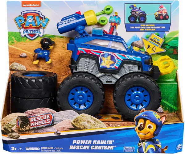 Изображение товара Автомобиль игрушечный PAW Patrol Делюкс Rescue Wheels с фигуркой Чейз / 63580