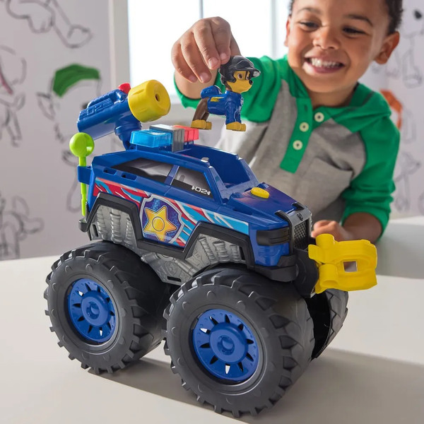 Изображение товара Автомобиль игрушечный PAW Patrol Делюкс Rescue Wheels с фигуркой Чейз / 63580